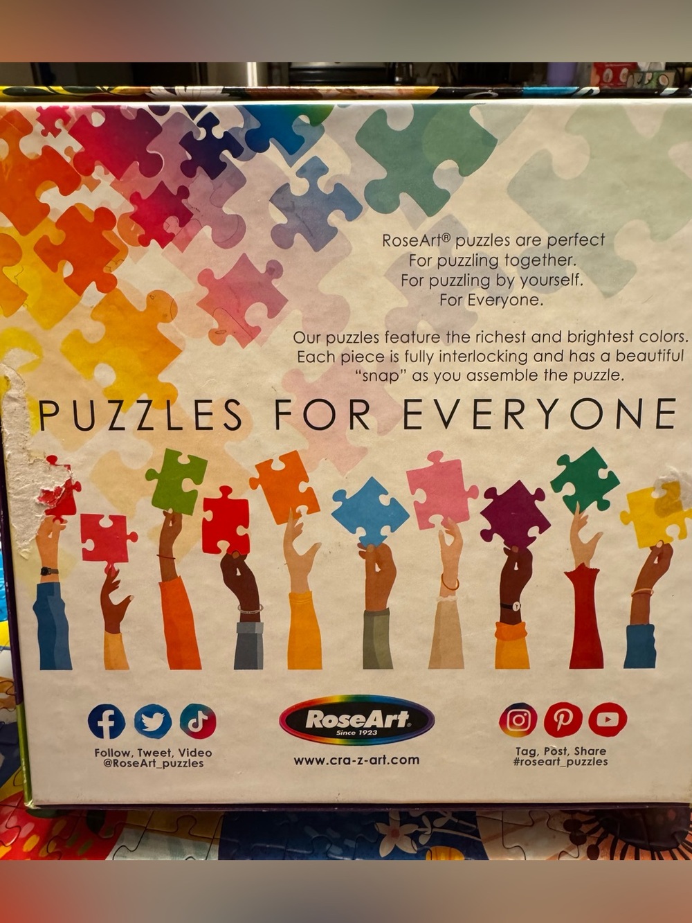 Springtime Tea 750pc Puzzle. - Picture 3 of 13